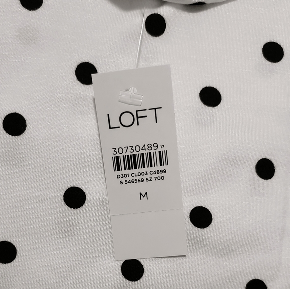 Loft Modern Turtleneck Polka Dot - Picture 4 of 4